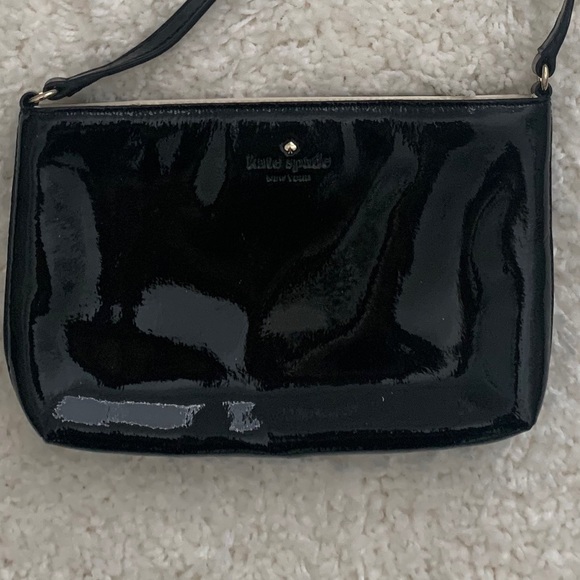 kate spade Handbags - Kate Spade Black Patent Leather Cross Body